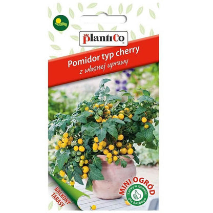 Tomato Yellow Aztek Balcony Cherry 0.2g – PlantiCo Mini Ogrod